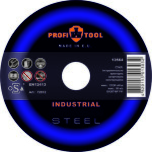 Круг зачистной по металлу PROFITOOL INDUSTRIAL 230х6,0х22,2 мм