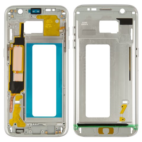 Средняя часть корпуса для Samsung G935F Galaxy S7 EDGE, белая