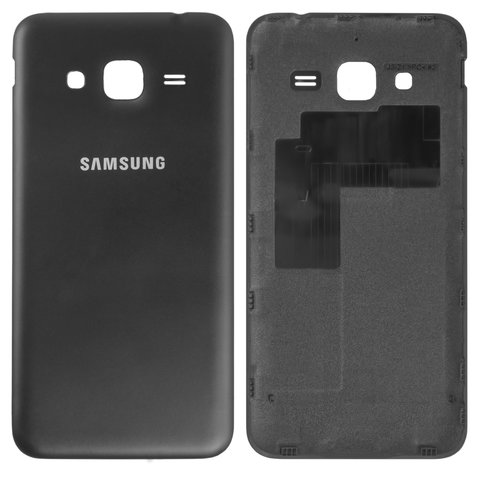 Задня кришка батареї для Samsung J320H DS Galaxy J3 2016 , чорна