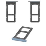 Держатель SIM-карты для Samsung G950F Galaxy S8, G955F Galaxy S8 Plus, голубой, c держателем MMC, coral Blue, single SIM