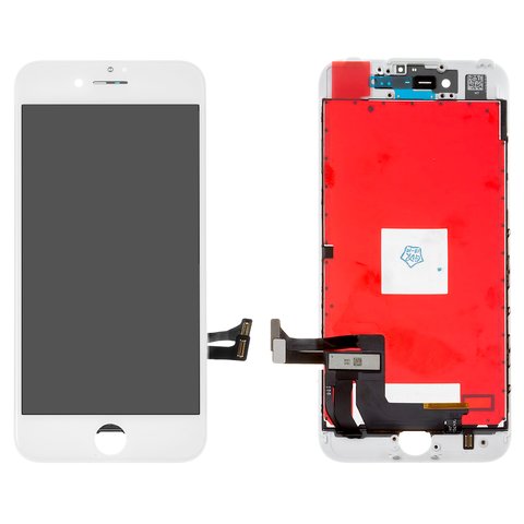 Дисплей для iPhone 7, білий, з рамкою, Copy, Tianma