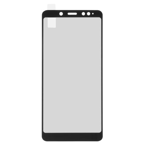 Защитное стекло All Spares для Xiaomi Redmi Note 5, 0,26 мм 9H, совместимо с чехлом, Full Screen, черный, Это стекло покрывает весь экран.