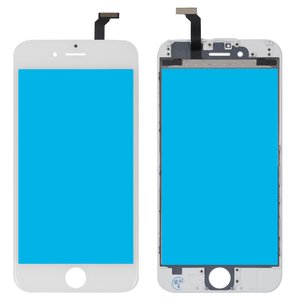 Сенсорний екран для iPhone 6, з рамкою, білий, Copy