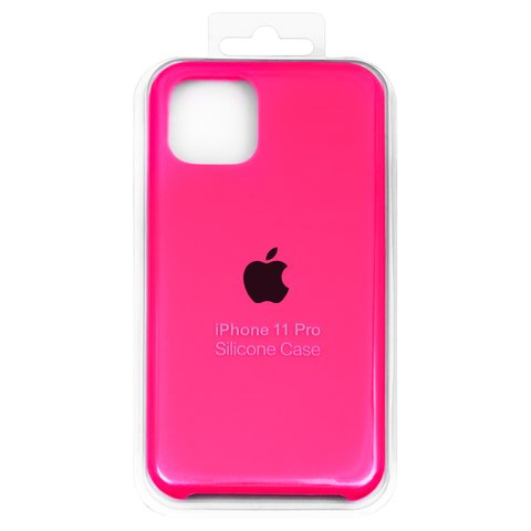 Чохол для iPhone 11 Pro, рожевий, Original Soft Case, силікон, shiny pink 38 