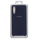 Чехол для Samsung A307 Galaxy A30s, A505 Galaxy A50, A507 Galaxy A50s, черный, синий, Original Soft Case, силикон, dark blue (08)