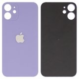 Задня панель корпуса для iPhone 12 mini, фіолетова, big hole