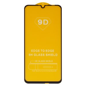 Защитное стекло для Huawei P Smart 2019 , P Smart 2020 , совместимо с чехлом, Full Glue, без упаковки , черный, cлой клея нанесен по всей поверхности