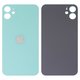 Задняя панель корпуса для iPhone 11, зеленая, не нужно снимать стекло камеры, Original (PRC), big hole