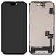 Дисплей для iPhone 15, чорний, з рамкою, Copy, (TFT), ZY, LTPS FHD