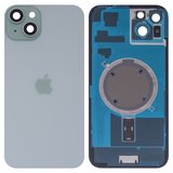 Задня панель корпуса для iPhone 15 Plus, зелена, із склом камери, High Copy