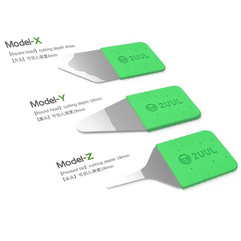 Лопатка 2UUL DA91 X.Y.Z, для разборки мобильных устройств, металл, 3 in 1