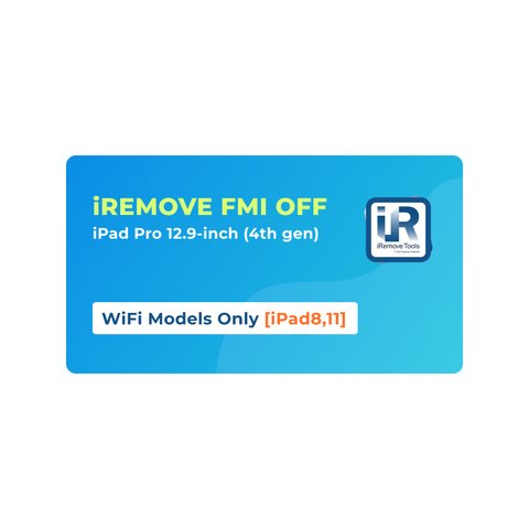 iRemove FMI OFF iPad Pro 12.9 inch 4th Gen  WiFi Only [iPad8,11]