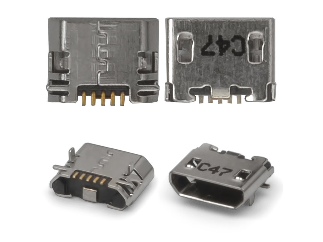 Conector de carga puede usarse con Nokia 610 Lumia, 5 pin, micro USB tipo-B  - All Spares