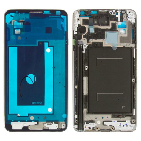 Marco de pantalla puede usarse con Samsung N900 Note 3, N9000 Note 3, gris
