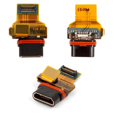 Cable flex puede usarse con Sony E5803 Xperia Z5 Compact Mini, E5823 Xperia Z5 Compact, del conector de carga, con componentes