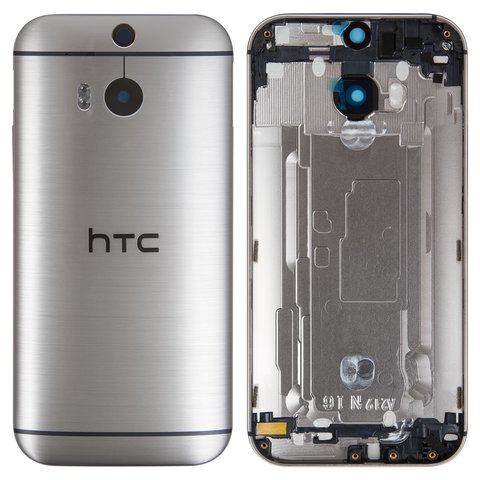 Housing Back Cover compatible with HTC One M8s, gray 