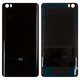 Housing Back Cover compatible with Xiaomi Mi Note Pro, (black, Original (PRC), glass)