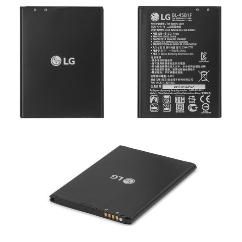 Battery BL 45B1F compatible with LG V10 H900, Li ion, 3.85 V, 3000 mAh, Original PRC  