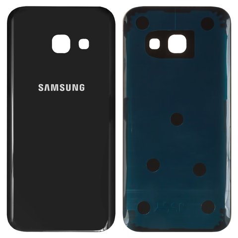 Housing Back Cover compatible with Samsung A320F Galaxy A3 2017 , A320Y Galaxy A3 2017 , black 