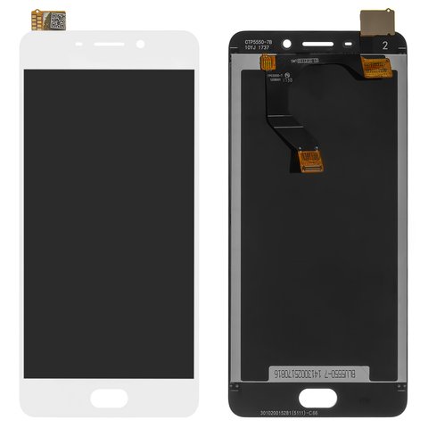 LCD compatible with Meizu M6 Note, white, without frame, High Copy, M721H 