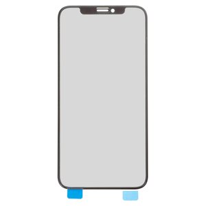 Housing Glass compatible with iPhone XS, black, Original PRC  