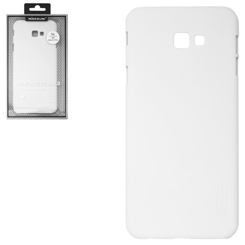 Case Nillkin Super Frosted Shield compatible with Samsung J415 Galaxy J4+, white, with support, matt, plastic  #6902048166837
