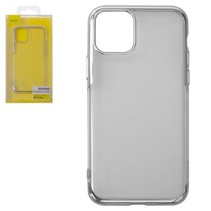 Case Baseus compatible with iPhone 11 Pro, silver, transparent, silicone  #ARAPIPH58S MD0S