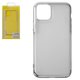 Case Baseus compatible with iPhone 11 Pro Max, (silver, transparent, silicone) #ARAPIPH65S-MD0S