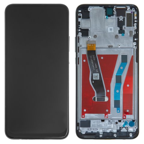 Дисплей для Huawei P Smart Z, черный, с рамкой, High Copy