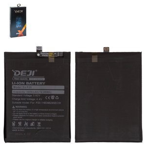 Battery Deji HB396285ECW compatible with Huawei Honor 10, P20, Li ion, 3.82 V, 3400 mAh 