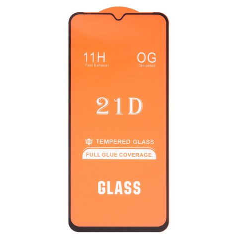 Vidrio de protección templado All Spares puede usarse con Xiaomi Poco C50, Poco C51, Redmi A1, Redmi A1 Plus, Redmi A2, Redmi A2 Plus, Full Glue, compatible con estuche, negro, capa de adhesivo se extiende sobre toda la superficie del vidrio