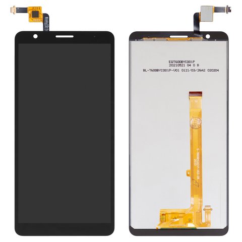 LCD compatible with ZTE Blade L210, black, without frame, High Copy  #S T600BYC001P V03