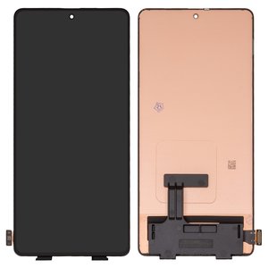 Pantalla LCD puede usarse con Xiaomi Poco F4 GT, negro, sin marco, original vidrio reemplazado 