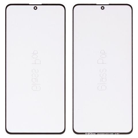 Housing Glass G+OCA PRO compatible with Xiaomi Poco F5 Pro, Redmi K60, Redmi K60 Pro, with OCA film, black 