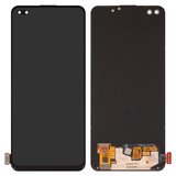 Дисплей для Oppo A93 4G, Reno4 5G, Reno4 Lite, черный, без рамки, Оригинал (переклеено стекло), CPH2121, CPH2123, PDPM00, PDPT00, CPH2091, CPH2125