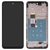 Дисплей для Motorola Moto G13, Moto G23 XT2333, черный, с рамкой, Original (PRC)
