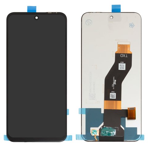 Pantalla LCD puede usarse con Tecno Spark 40 KM5 , Spark 40C KM4k , Spark Go 2 KM4 ; Infinix Hot 60i 4G X6728 , negro, sin marco, Original PRC , TXDSI670QBAPX 23