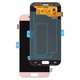 LCD compatible with Samsung A520 Galaxy A5 (2017), (pink, without frame, Original (PRC), original glass)