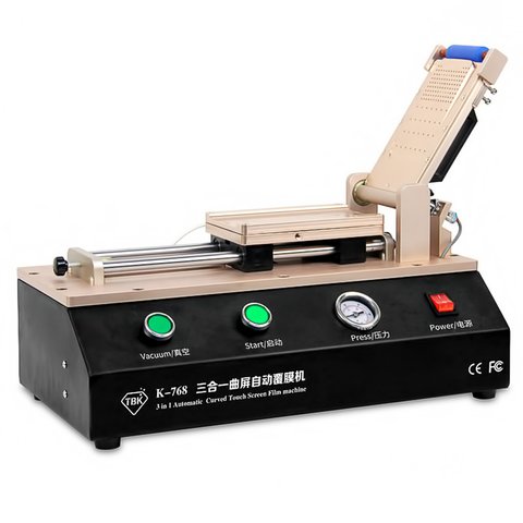 Film Laminating Machine OCA, Polarizing  TBK 768 compatible with Samsung G925F Galaxy S6 EDGE, with built in vacuum pump 