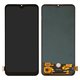 LCD compatible with Xiaomi Mi 10 Lite, (black, without frame, High Copy, with wide edge, (OLED), M2002J9G)