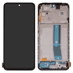 Дисплей для Xiaomi Redmi Note 11, черный, с рамкой, Сopy, TFT 