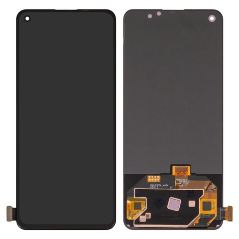 LCD compatible with Realme GT 5G, GT Master; OnePlus Nord 2 5G, Nord 2T; Oppo Reno5 4G, Reno5 5G, Reno6, black, without frame, High Copy, OLED , RMX2202, CPH2159, PEGM00, PEGT00, CPH2145 