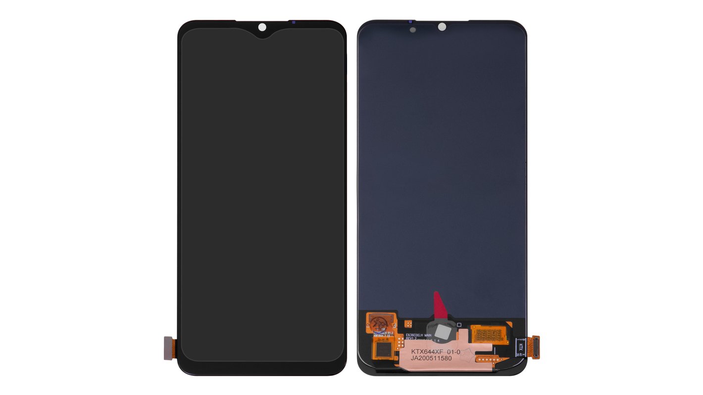 LCD compatible with Oppo A91, F15, Find X2 lite, Reno3, (black, without  frame, High Copy, with wide edge, (OLED), E636C0G.H REV1.2) - GsmServer