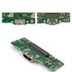 Flat Cable compatible with Samsung T295 Galaxy Tab A 8.0 2019, (charge connector, with components, charging board)