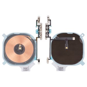 Flat Cable compatible with iPhone XS, sound button, for wireless charging 