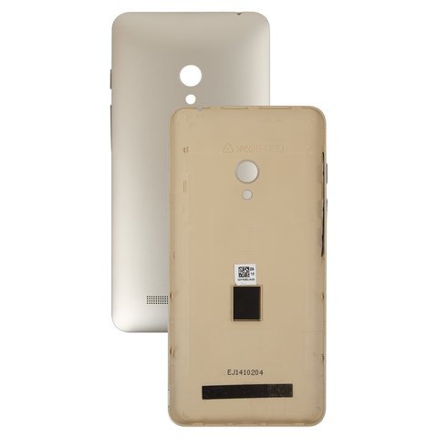 Panel trasero de carcasa puede usarse con Asus ZenFone 5 A501CG , dorada, con botones laterales