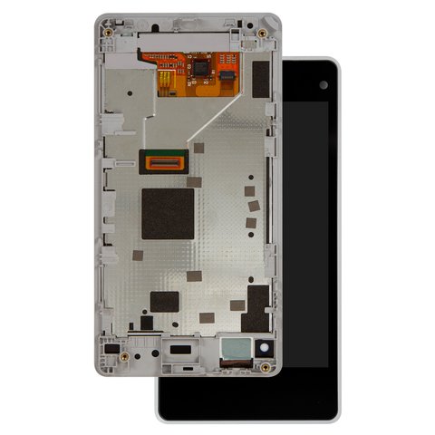 Pantalla LCD puede usarse con Sony D5503 Xperia Z1 Compact Mini, blanco, Original PRC 
