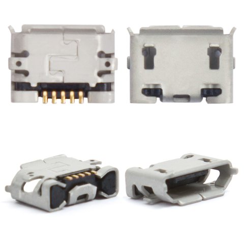 Conector de carga puede usarse con Sony Ericsson U8, 5 pin, micro USB tipo B