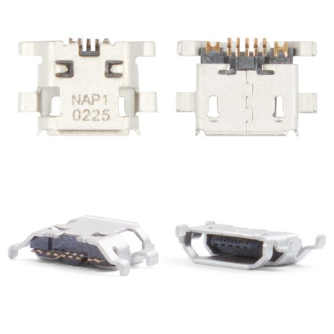 Conector de carga puede usarse con Blackberry 9800, 9810, 7 pin, micro USB tipo B