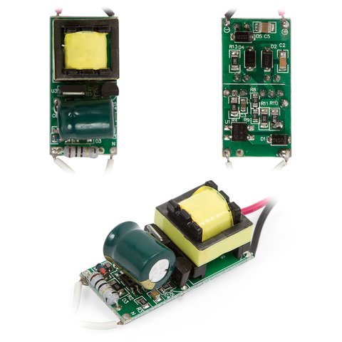 Driver circuito  con atenuador para lámparas LED 5 7 W 85V 265V 50 60 Hz con aislamiento galvánico